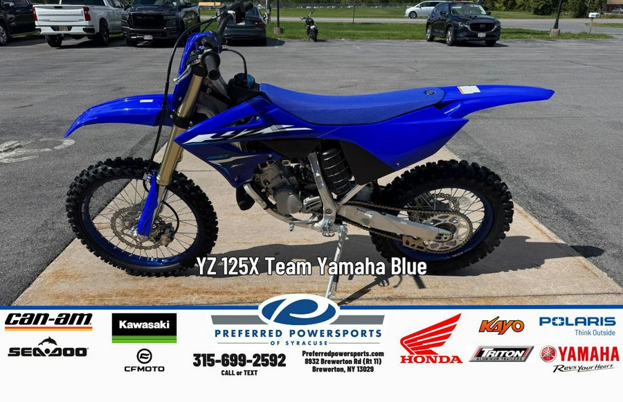 2026 Yamaha YZ 125X Team Yamaha Blue