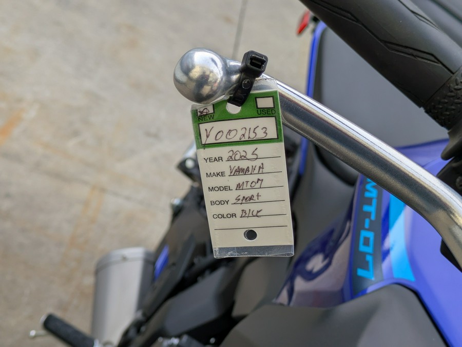2025 Yamaha MT-07