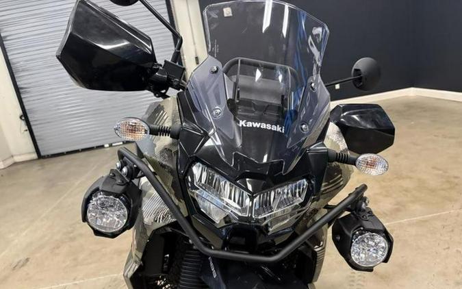 2026 Kawasaki KLR®650 Adventure ABS Cypher Camo Beige