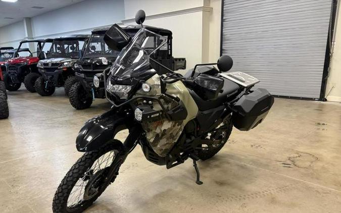 2026 Kawasaki KLR®650 Adventure ABS Cypher Camo Beige