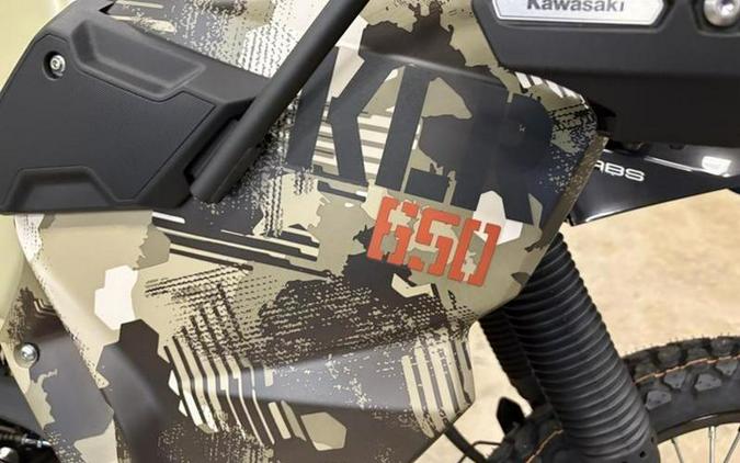 2026 Kawasaki KLR®650 Adventure ABS Cypher Camo Beige