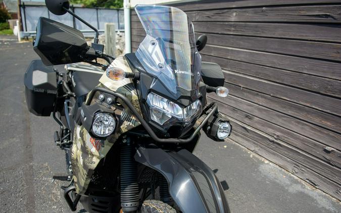2026 Kawasaki KLR®650 Adventure ABS Cypher Camo Beige