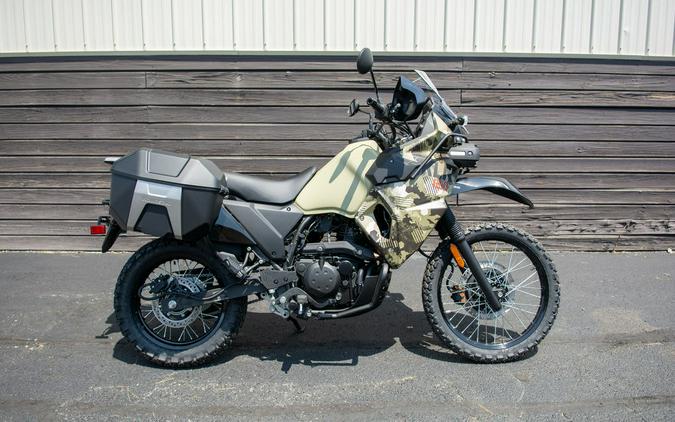 2026 Kawasaki KLR®650 Adventure ABS Cypher Camo Beige