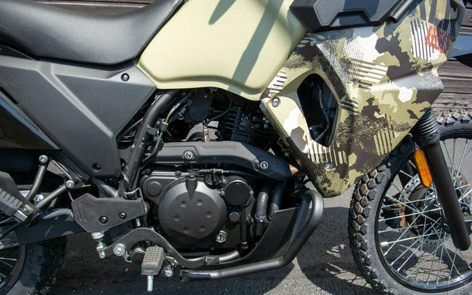2026 Kawasaki KLR®650 Adventure ABS Cypher Camo Beige