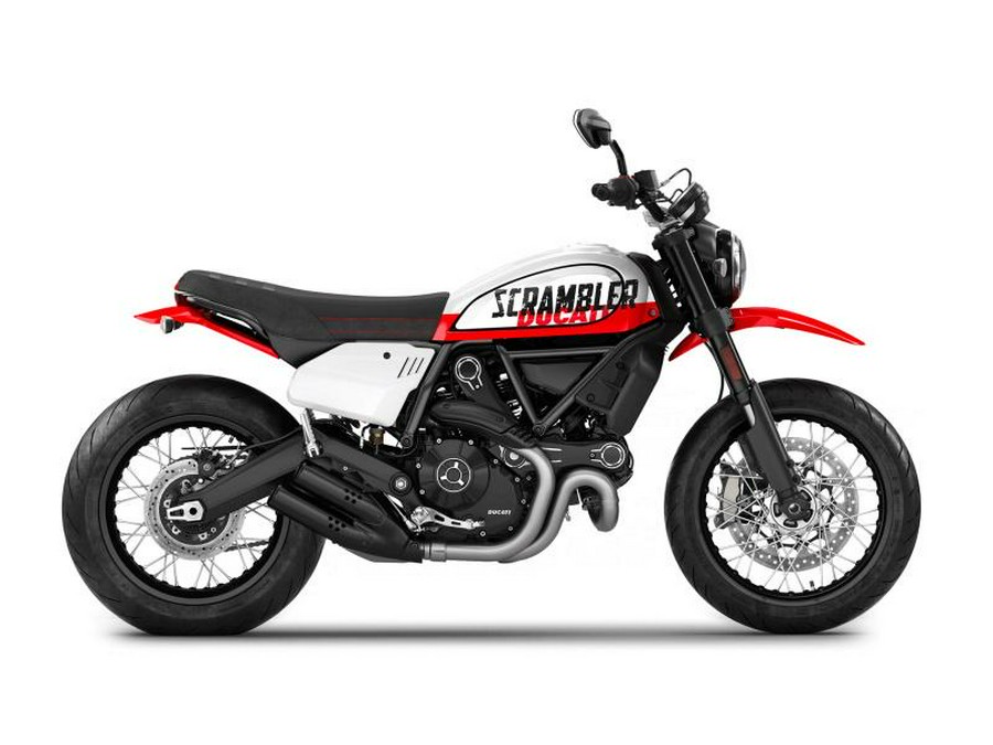 2022 Ducati Scrambler Urban Motard Star White Silk and Ducati GP ’19 Red