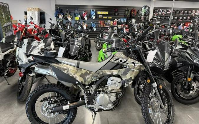 2026 Kawasaki KLX300 Cypher Camo Beige