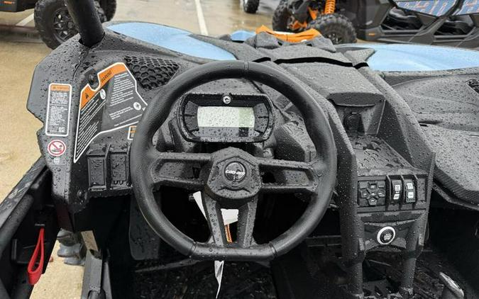 2026 Can-Am® Maverick X3 MAX RS Turbo Scandi Blue & Orange Crush