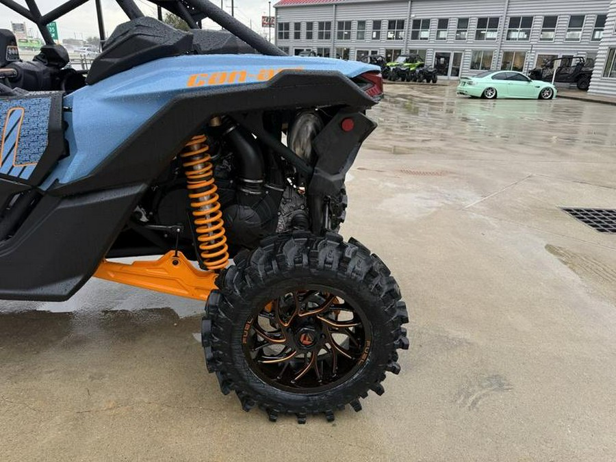 2026 Can-Am® Maverick X3 MAX RS Turbo Scandi Blue & Orange Crush