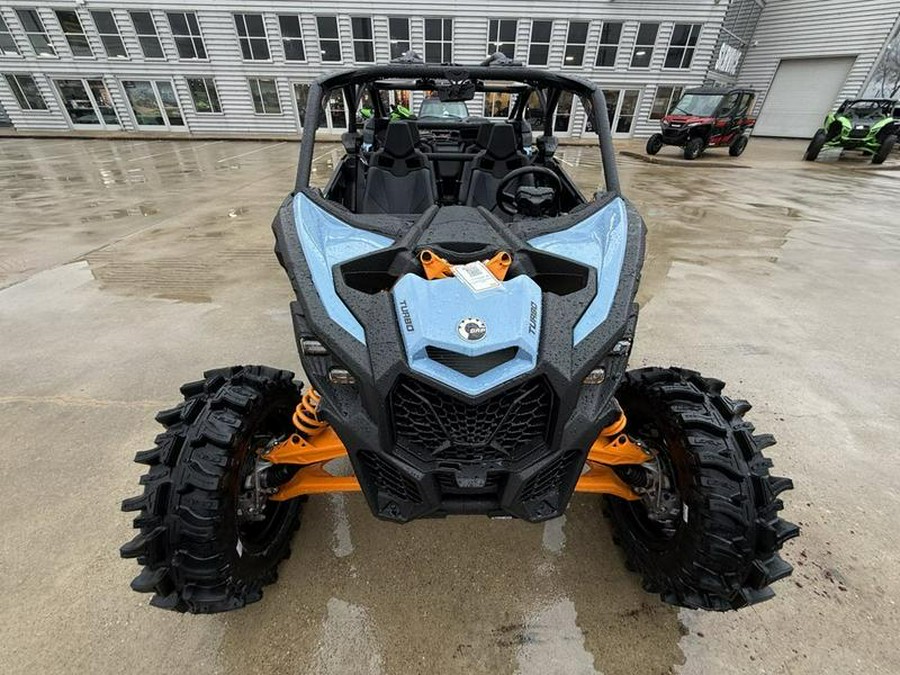 2026 Can-Am® Maverick X3 MAX RS Turbo Scandi Blue & Orange Crush
