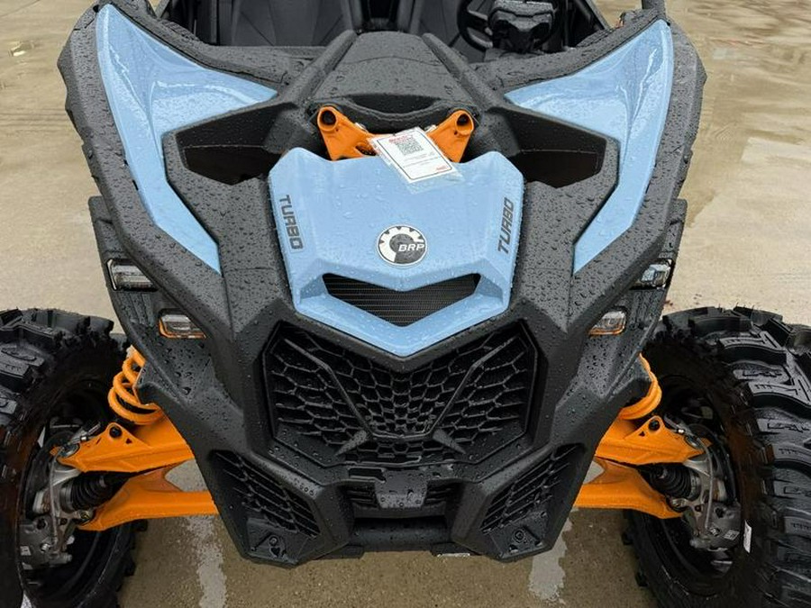 2026 Can-Am® Maverick X3 MAX RS Turbo Scandi Blue & Orange Crush