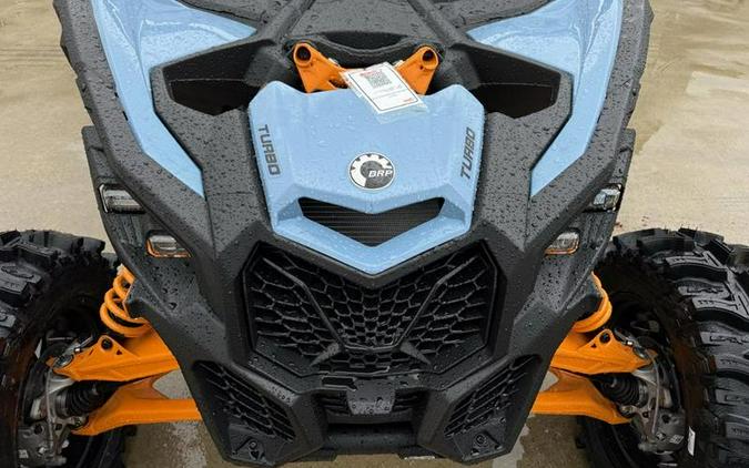 2026 Can-Am® Maverick X3 MAX RS Turbo Scandi Blue & Orange Crush