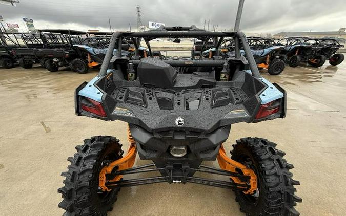 2026 Can-Am® Maverick X3 MAX RS Turbo Scandi Blue & Orange Crush
