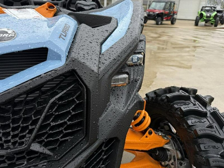 2026 Can-Am® Maverick X3 MAX RS Turbo Scandi Blue & Orange Crush