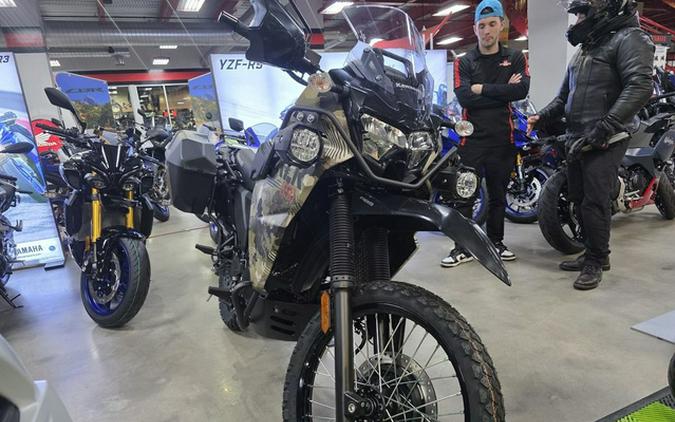 2026 Kawasaki KLR650 Adventure ABS Cypher Camo Beige