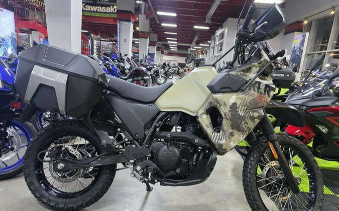 2026 Kawasaki KLR650 Adventure ABS Cypher Camo Beige