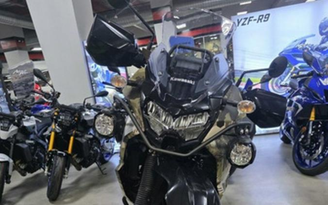 2026 Kawasaki KLR650 Adventure ABS Cypher Camo Beige