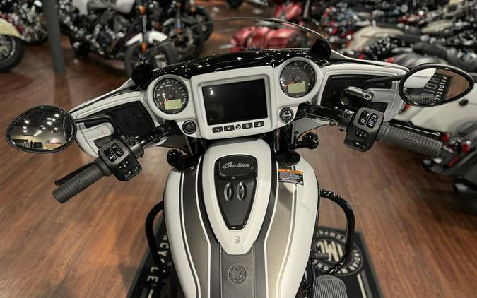 2024 Indian Motorcycle® Chieftain® Dark Horse® Ghost White Metallic Smoke