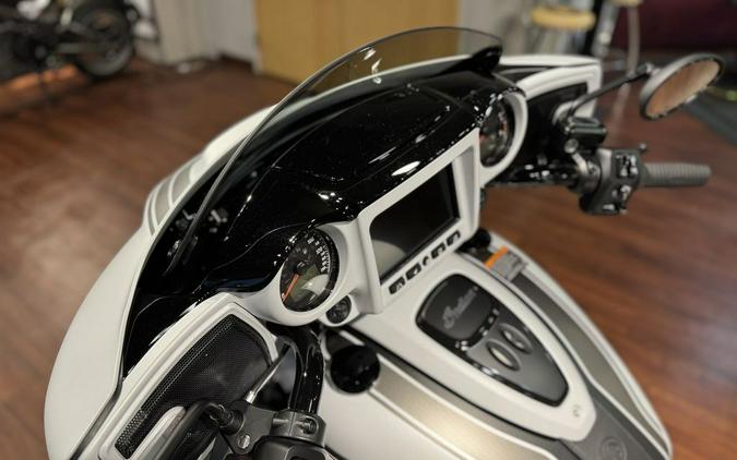 2024 Indian Motorcycle® Chieftain® Dark Horse® Ghost White Metallic Smoke