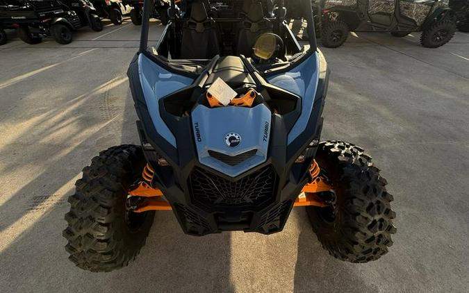 2026 Can-Am® Maverick X3 MAX RS Turbo Scandi Blue & Orange Crush