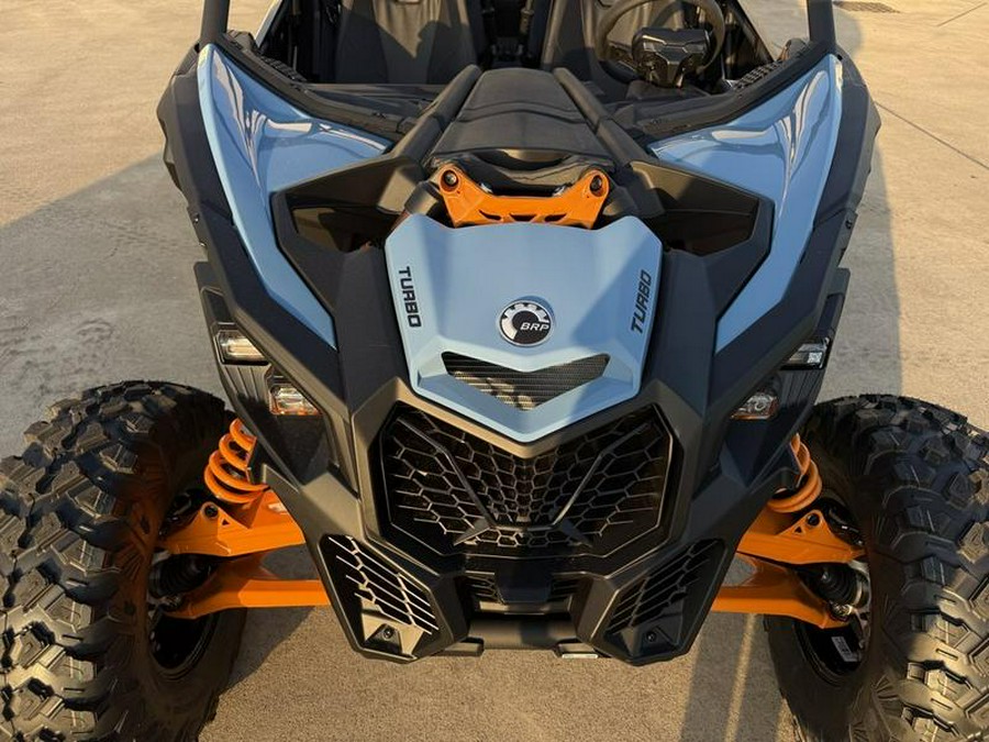 2026 Can-Am® Maverick X3 MAX RS Turbo Scandi Blue & Orange Crush