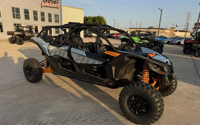 2026 Can-Am® Maverick X3 MAX RS Turbo Scandi Blue & Orange Crush
