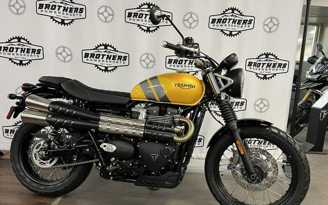 2024 Triumph Scrambler 900 Cosmic Yellow/Graphite