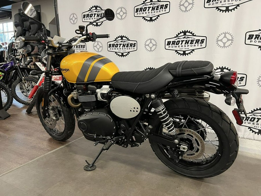 2024 Triumph Scrambler 900 Cosmic Yellow/Graphite