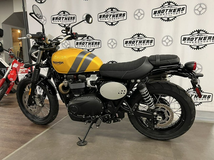 2024 Triumph Scrambler 900 Cosmic Yellow/Graphite