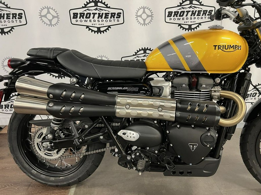 2024 Triumph Scrambler 900 Cosmic Yellow/Graphite