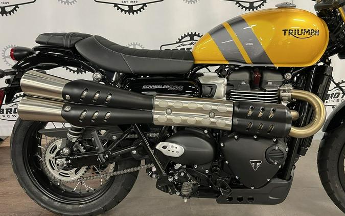 2024 Triumph Scrambler 900 Cosmic Yellow/Graphite