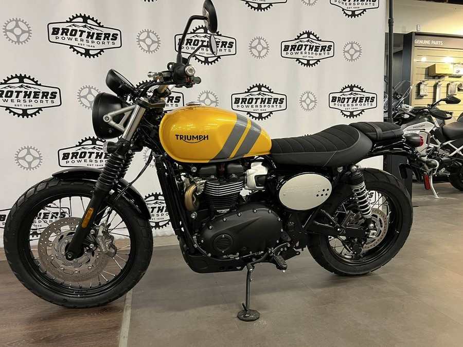 2024 Triumph Scrambler 900 Cosmic Yellow/Graphite