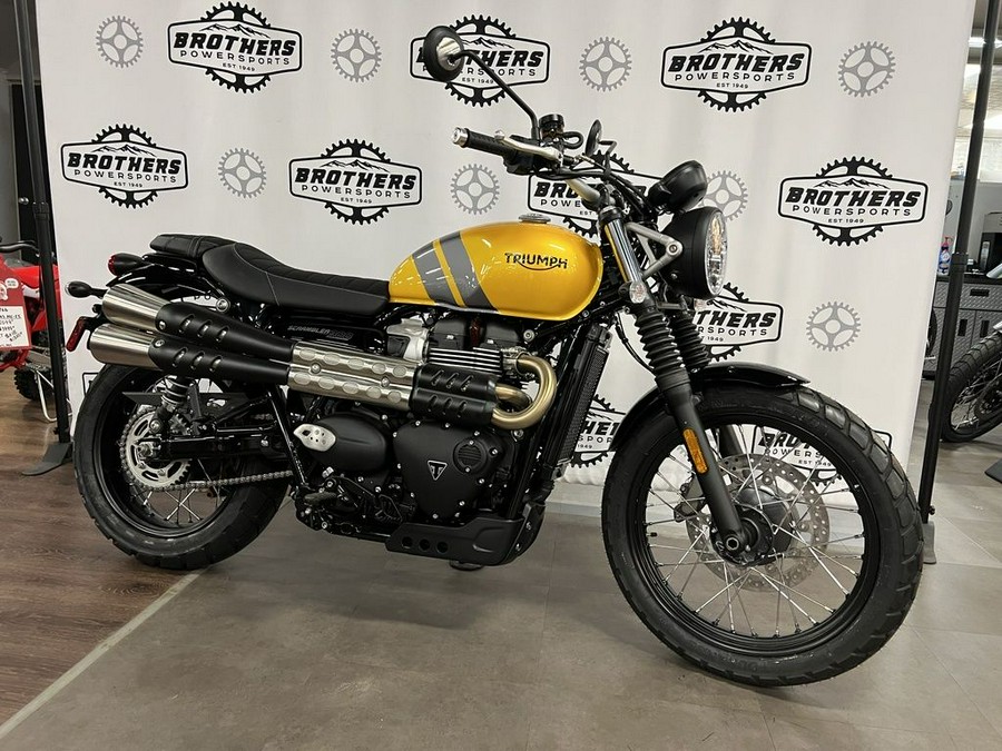 2024 Triumph Scrambler 900 Cosmic Yellow/Graphite