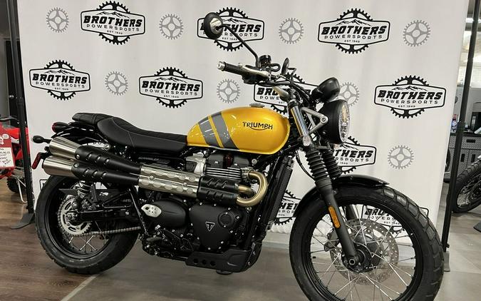 2024 Triumph Scrambler 900 Cosmic Yellow/Graphite