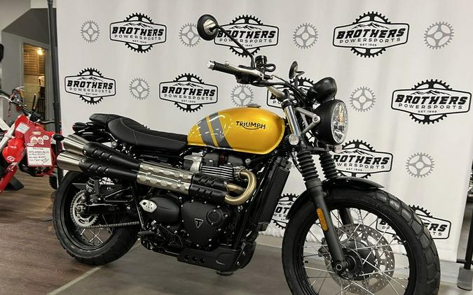 2024 Triumph Scrambler 900 Cosmic Yellow/Graphite