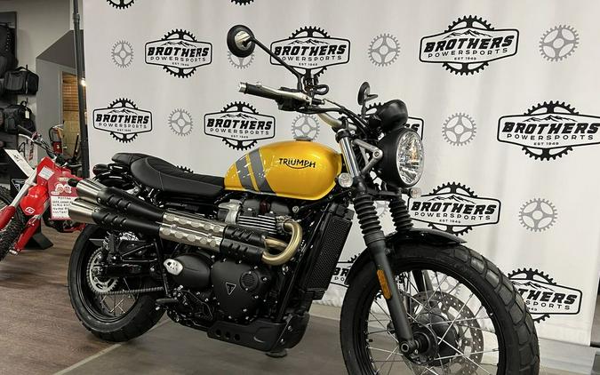 2024 Triumph Scrambler 900 Cosmic Yellow/Graphite