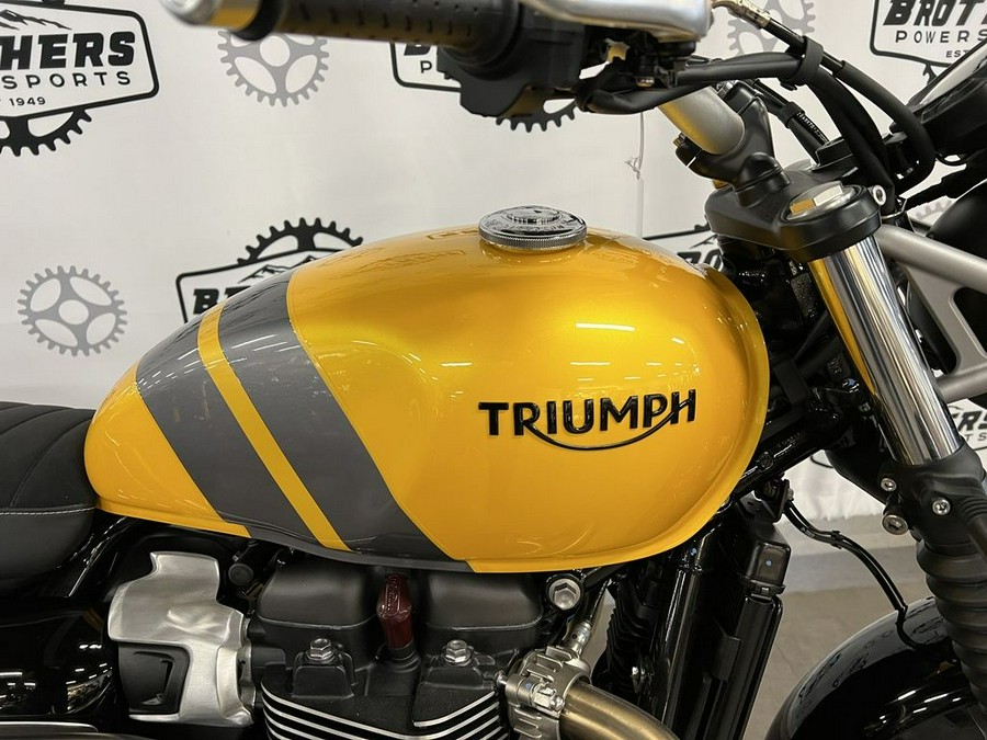 2024 Triumph Scrambler 900 Cosmic Yellow/Graphite