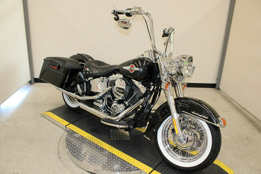 Used 2017 Harley-Davidson Heritage Softail Classic FLSTC Motorcycle For Sale In Miami, Florida
