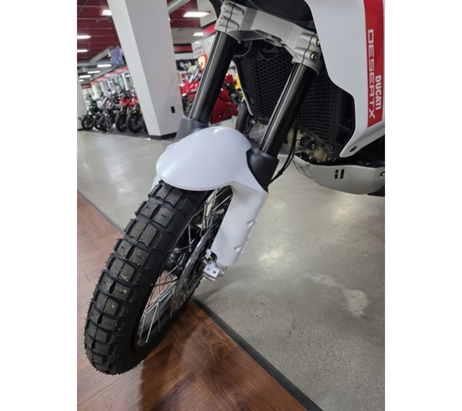 2026 Ducati DesertX Star White Silk