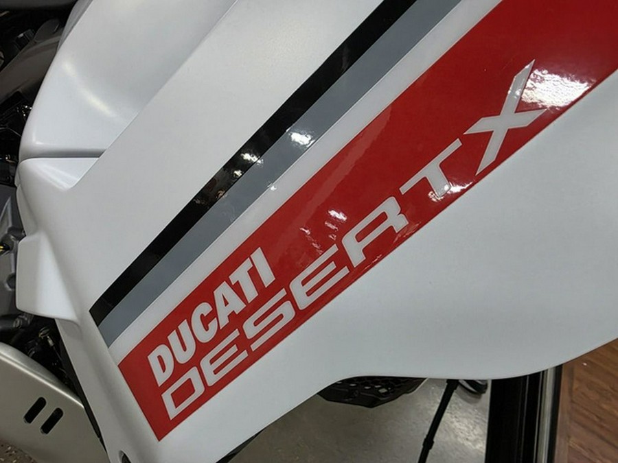 2026 Ducati DesertX Star White Silk