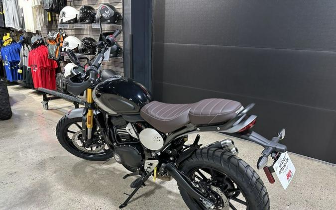 2024 Triumph Scrambler 400 X Phantom Black / Silver Ice