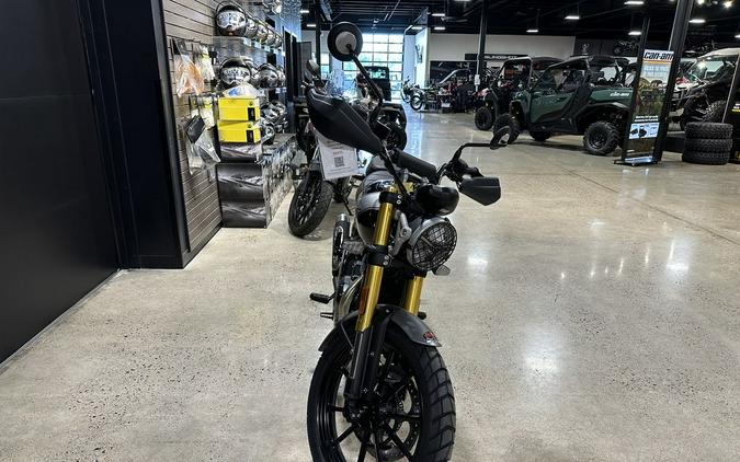 2024 Triumph Scrambler 400 X Phantom Black / Silver Ice