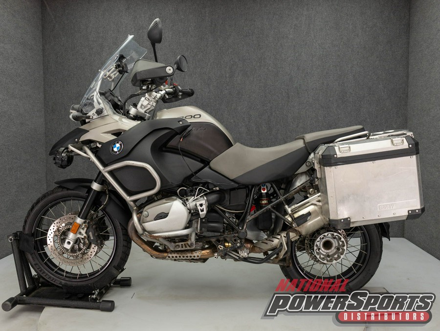 2009 BMW R1200GS ADVENTURE PREMIUM W/ABS