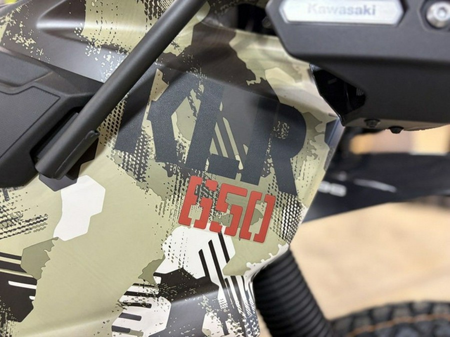 2026 Kawasaki KLR650 Adventure ABS Cypher Camo Beige