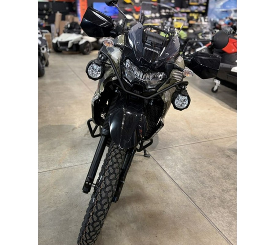 2026 Kawasaki KLR650 Adventure ABS Cypher Camo Beige