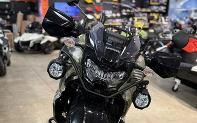 2026 Kawasaki KLR650 Adventure ABS Cypher Camo Beige