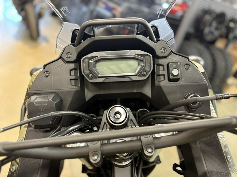2026 Kawasaki KLR650 Adventure ABS Cypher Camo Beige