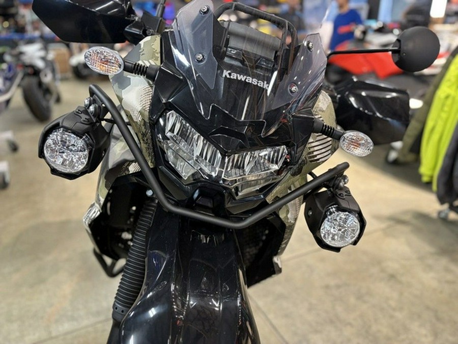 2026 Kawasaki KLR650 Adventure ABS Cypher Camo Beige