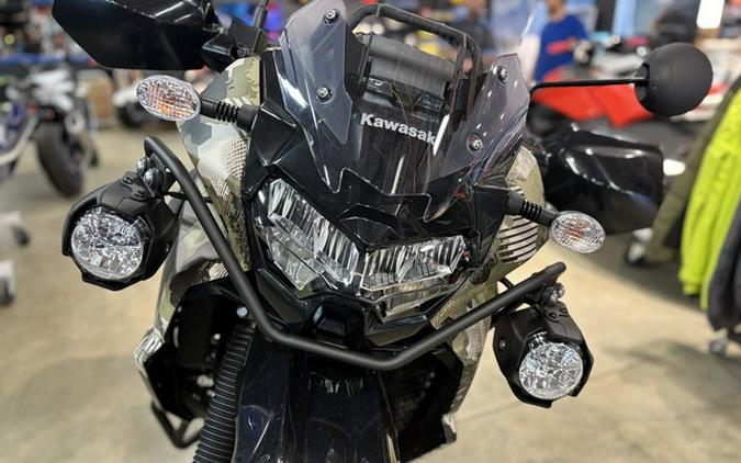 2026 Kawasaki KLR650 Adventure ABS Cypher Camo Beige