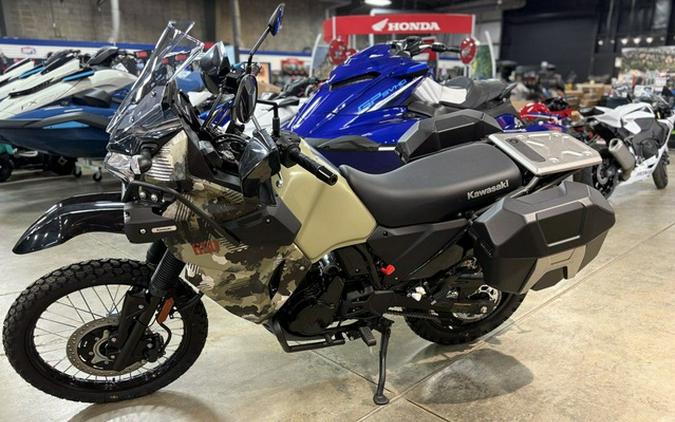 2026 Kawasaki KLR650 Adventure ABS Cypher Camo Beige