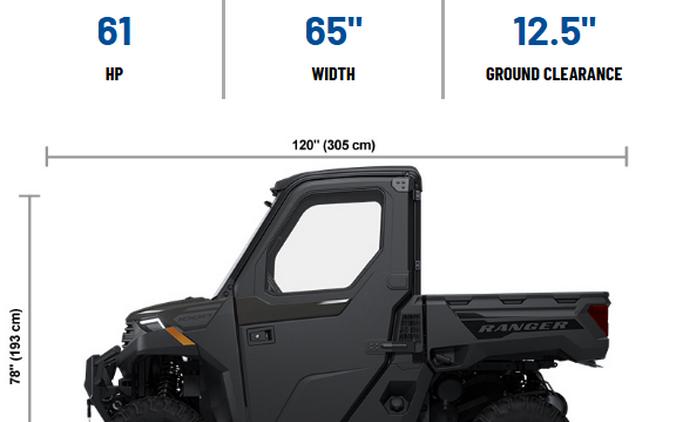 2026 Polaris RANGER 1000 PREMIUM CAB GRANITE GRAY